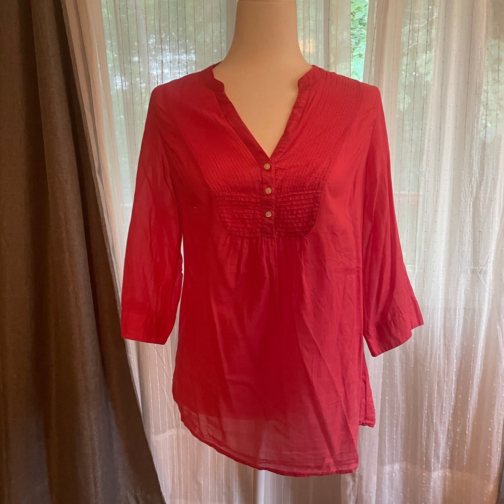 Salmon button down